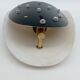 Metal, decorative wall lamp from the 1950s