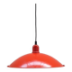 Enamelled sheet metal pendant light
