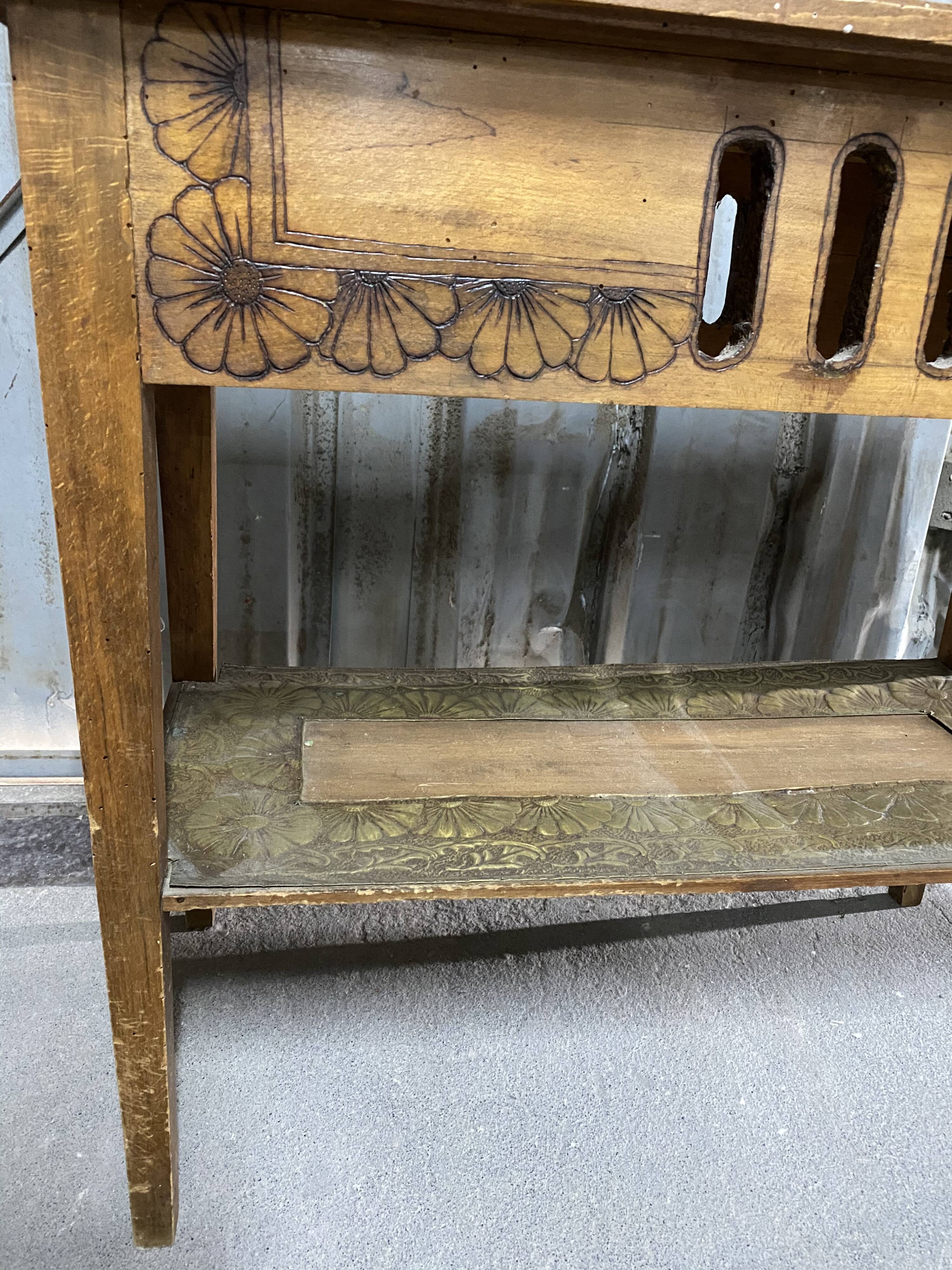 Console art nouveau arts and crafts