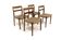 Set de 4 chaises en noyer "Garmi", Nils Jonsson, Troeds, Suède, 1960
