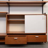 Teak wall shelf designed by Jul de Roover
