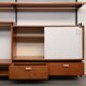 Teak wall shelf designed by Jul de Roover