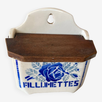 Boîte à allumettes porcelaine