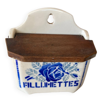 Boîte à allumettes porcelaine