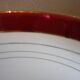 Round, hollow, opaque porcelain serving dish by digoin sarreguemines pasteur