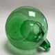 Large green glass cooling jug