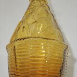 Italian amber/vintage glass carafe