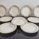 White and golden dessert plates Villeroy and Boch