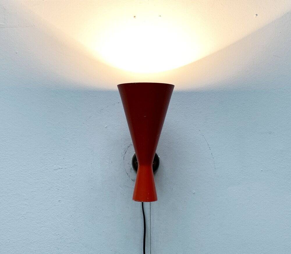 Mid-Century Diabolo Wall Lamps, 1960s, Set of 2