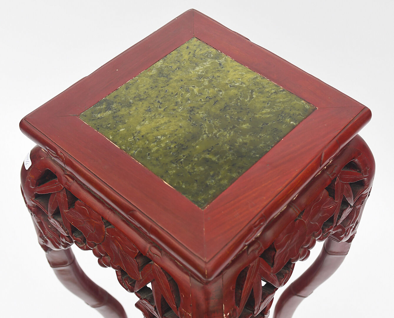 Chinese harness in red lacquered wood