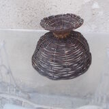 Corbeille en osier pied douche
