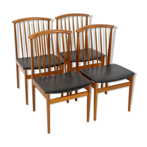 Set de 4 chaises scandinave - 1960