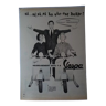 Une publicité papier 2 roues vespa femmes issue d'une revue d'époque