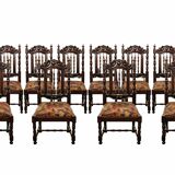 Set of 12 reception chairs