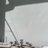 8 silver-plated metal cups 1970