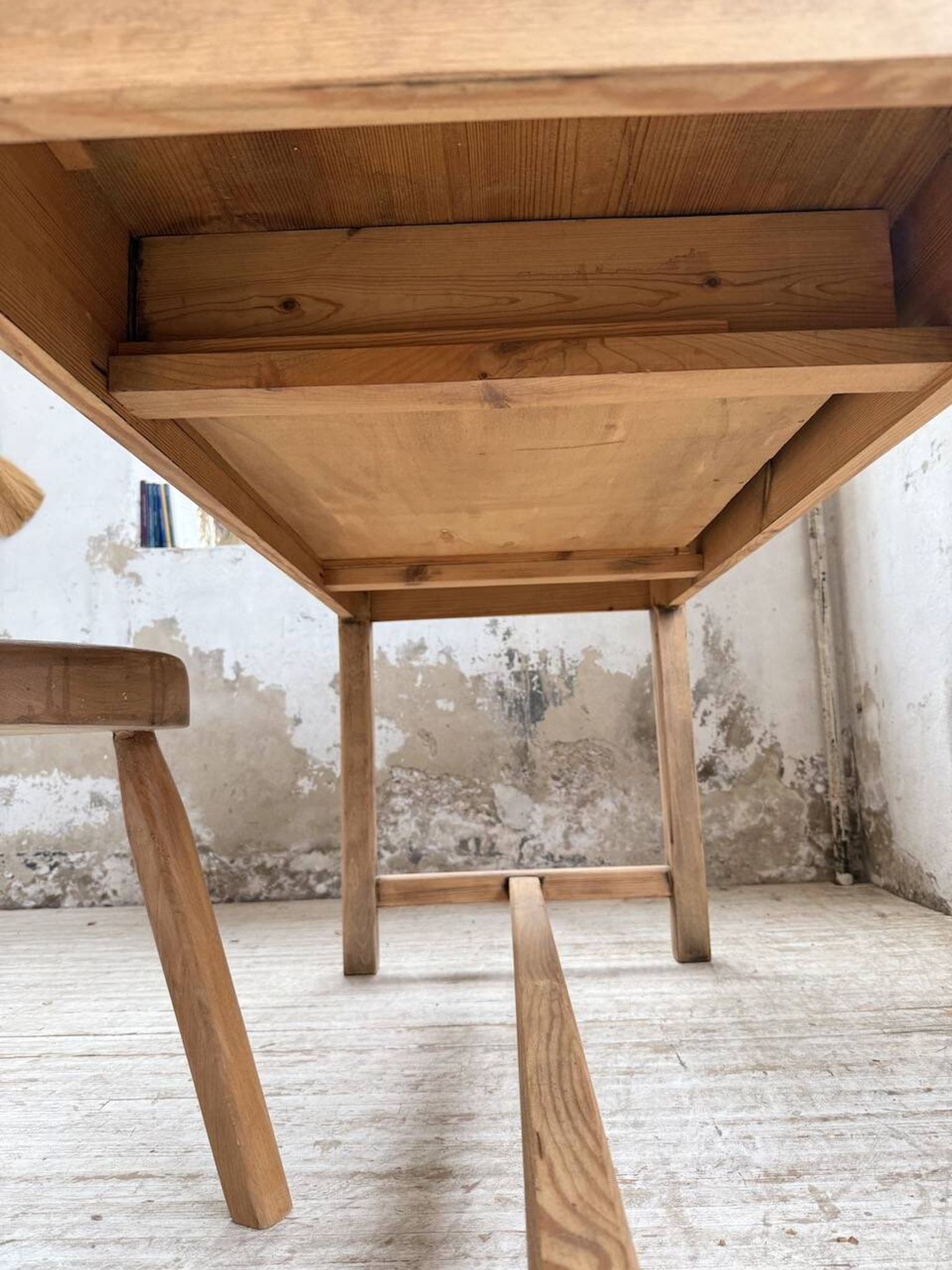 Farm table in pine, 1950s
