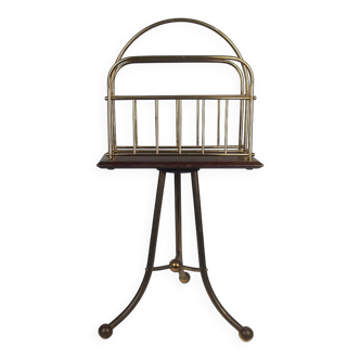 Victorian Style Swivel Magazine Rack