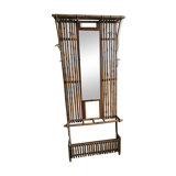 70s bamboo coat rack