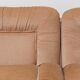 Ensemble de 3 poltrone modulari en tessuto beige anni '70 vintage modernariato