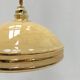 Yellow Clichy glass suspension and golden eder
