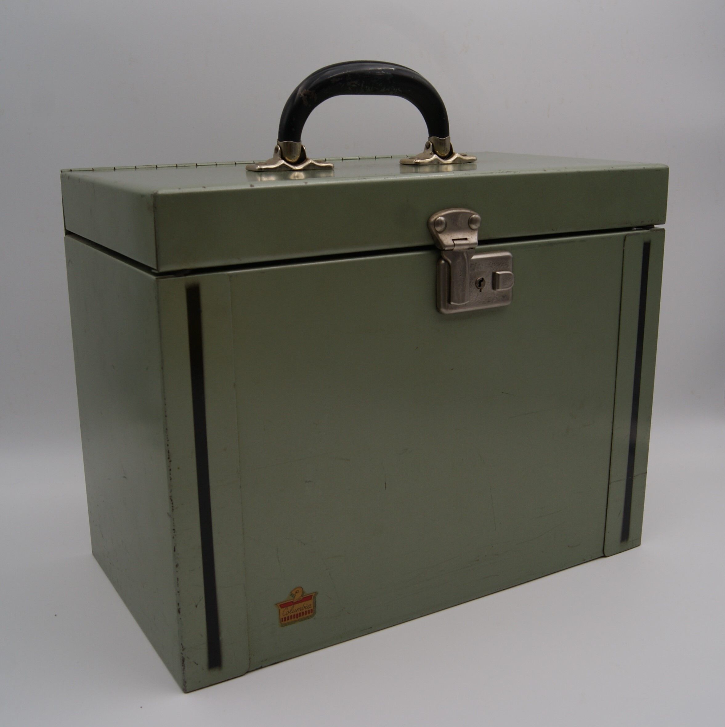 Metal sorting binder industrial vintage office