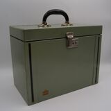 Metal sorting binder industrial vintage office