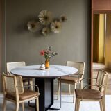 Felice Statuario Table White Ceramic