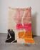 Handmade beni ourain rug with colourful patterns, size 140 x 260 cm.