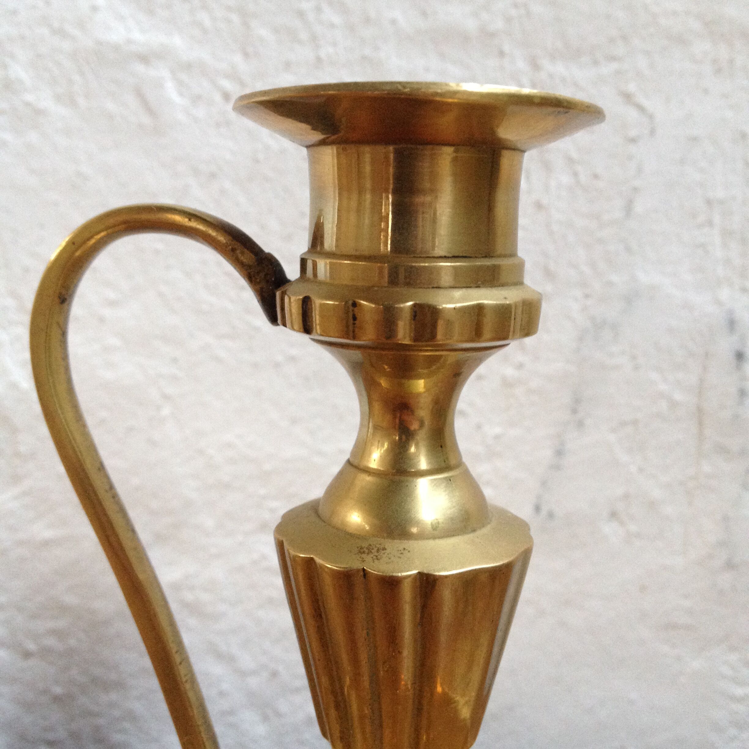 Brass empire candlestick