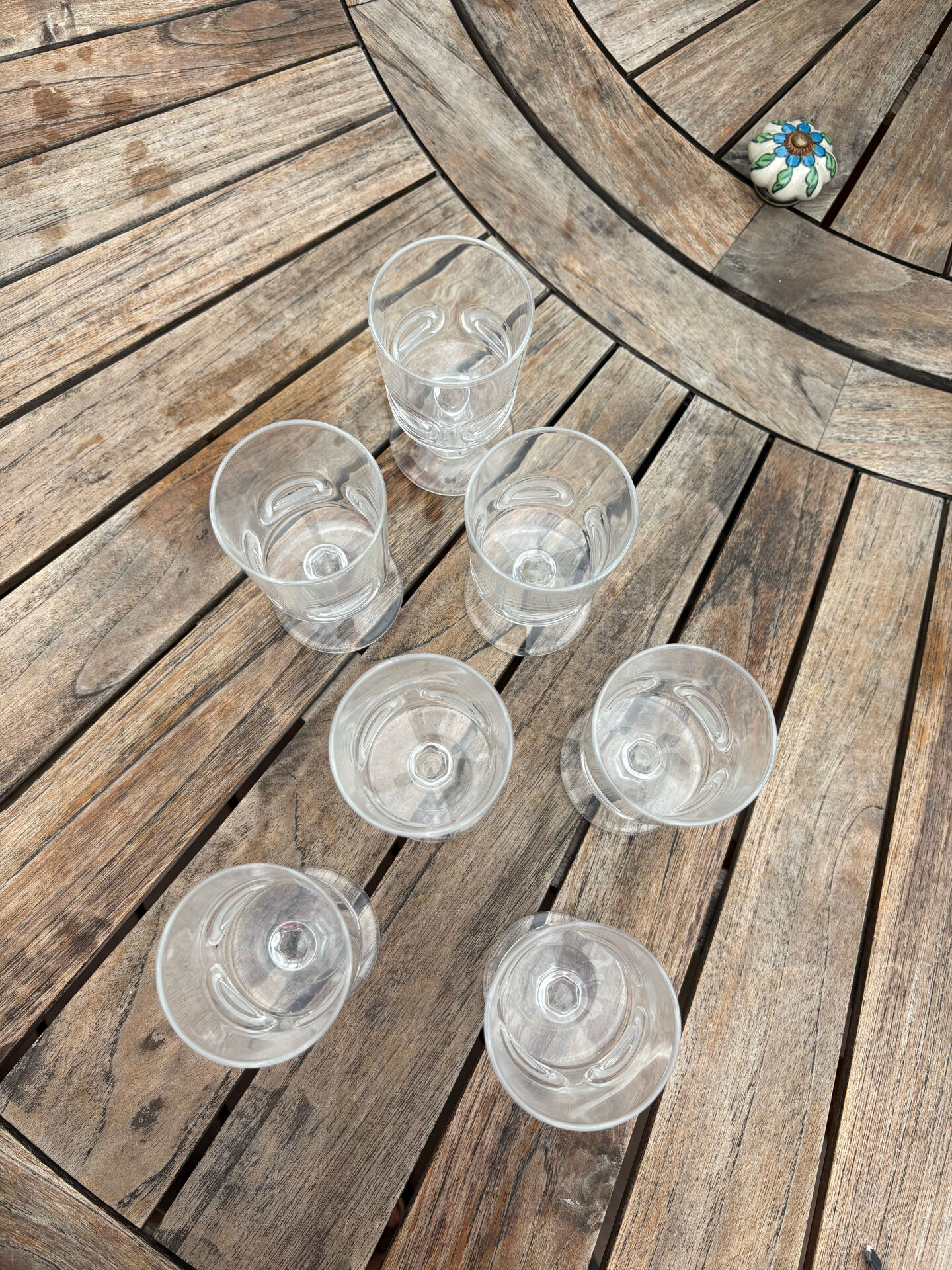 Vintage wine glasses