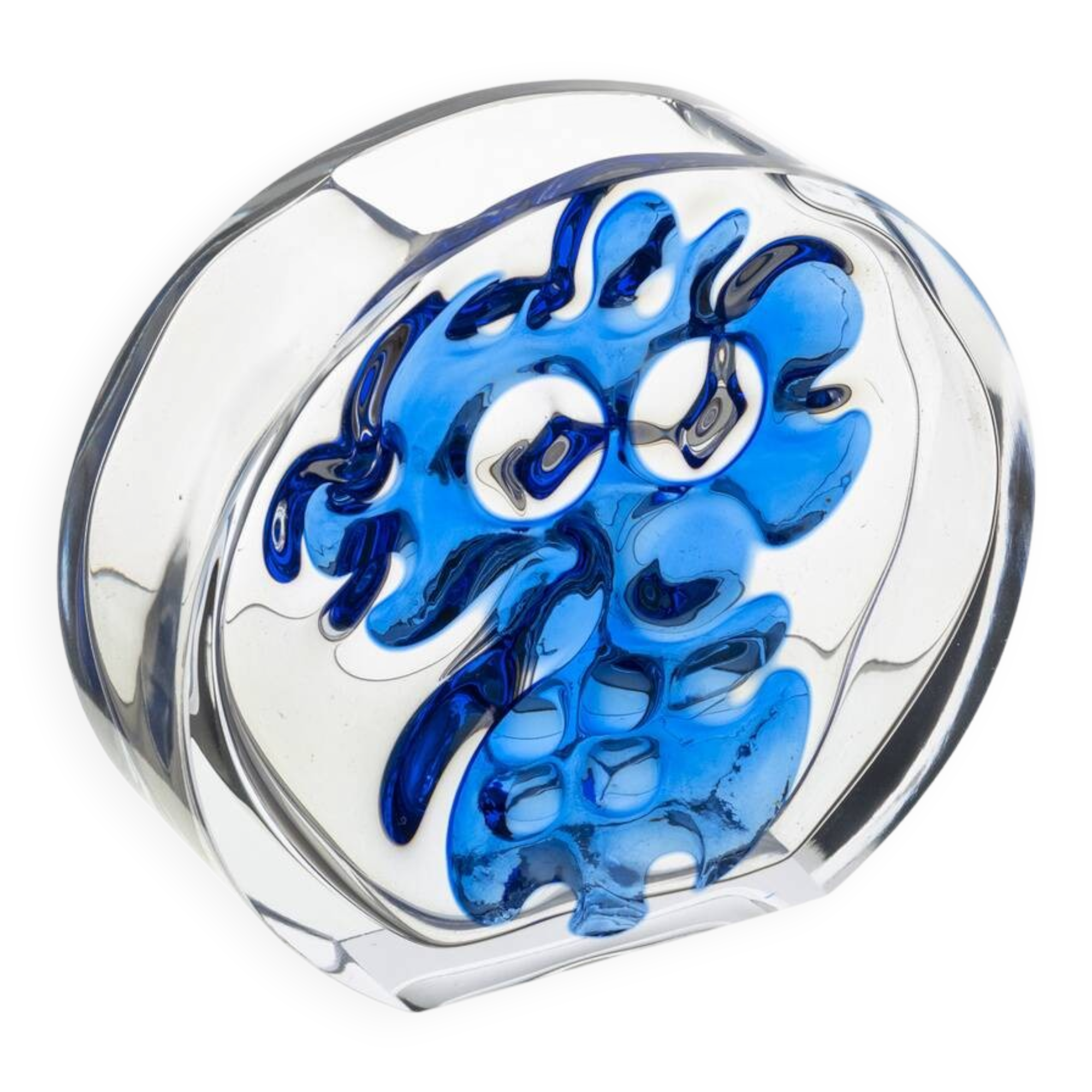 Round Vase, Ladislav Oliva, 1970s, Czechoslovakia