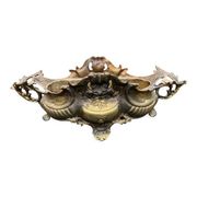 Louis XV style planter/centerpiece in bronze, late 19th century
