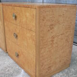 Pair of art deco bedside commode