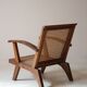 Fauteuil en bois et cannage, 1954