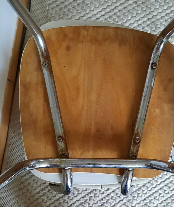 Lot of formica chairs