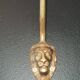 Set of 5 antique "Lion Head" coat hooks.