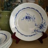 Lot de 6 assiettes creuses St Amand