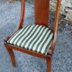 Suite of four mahogany gondola chairs