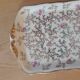 Rectangular dish in vintage Limoges enameled porcelain