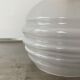 Lot 3 old vintage glass pendant lamps