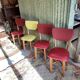 Set 4 chairs vintage bistro year 50/60