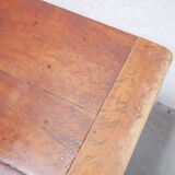 Vintage wooden farmhouse dining table