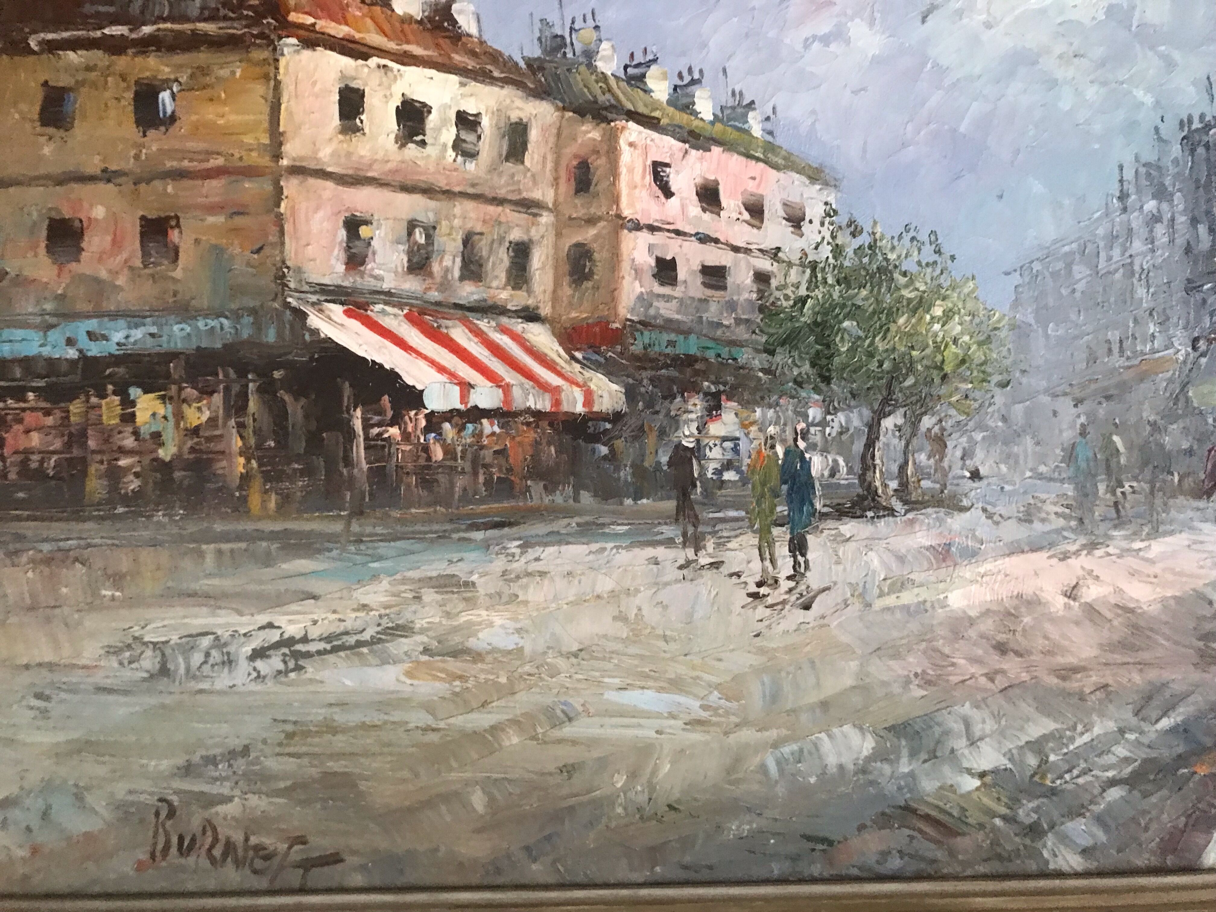 Animated parisian scene by burnett