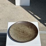 Indonesian green ceramic dish D:26.5