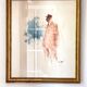 Illustration sur papier vintage