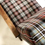 Scandinavian armchair with scottish tiles