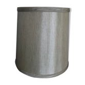 Abat-jour en soie sauvage vintage 25,5cm