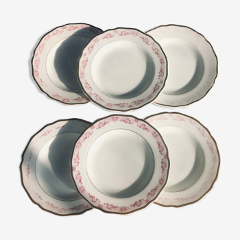 Lot de 6 assiettes à dessert Royal Doulton