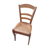 Old straw chair