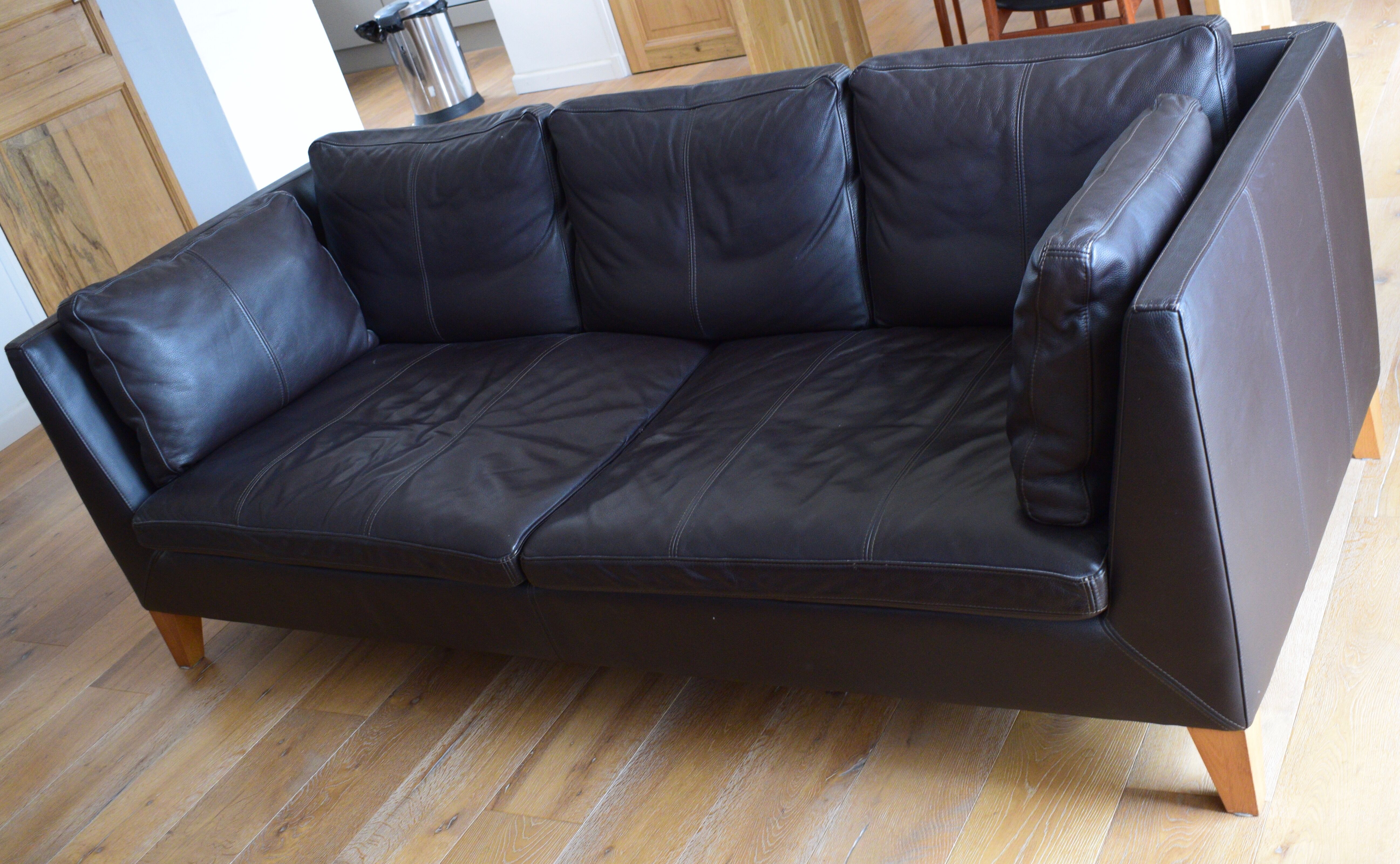 Stockholm leather sofa